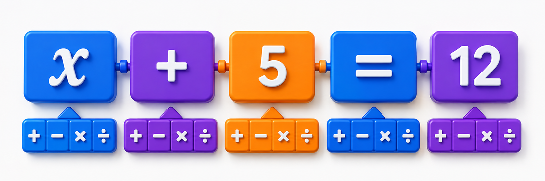 How to Teach Solving Algebraic Equations Step by Step