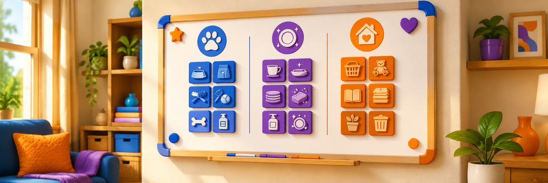 How to Organize Family Chores with a Visual Hierarchy System