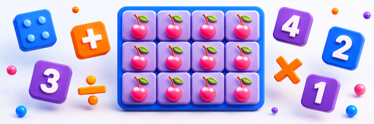 How to Teach Multiplication and Division with Math Arrays